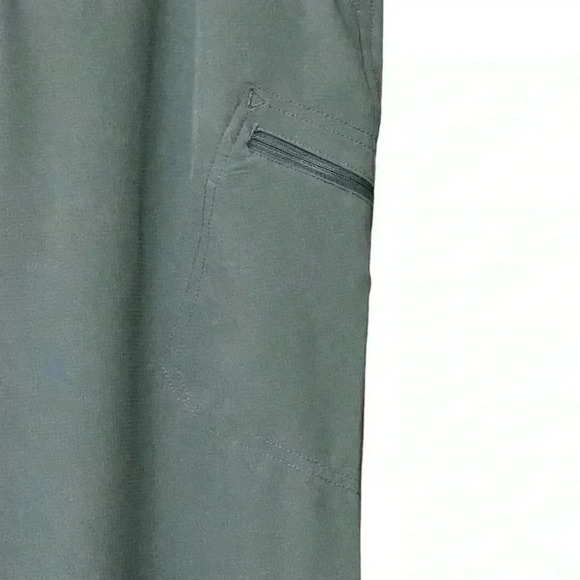 Eddie Bauer Stretch Ripstop Crop Pant Women’s 14 Gray Outdoors Granola Girl NWT - Picture 6 of 13